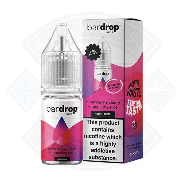 Bar Drop Salts Strawberry Cherry Raspberry Ice 10ml