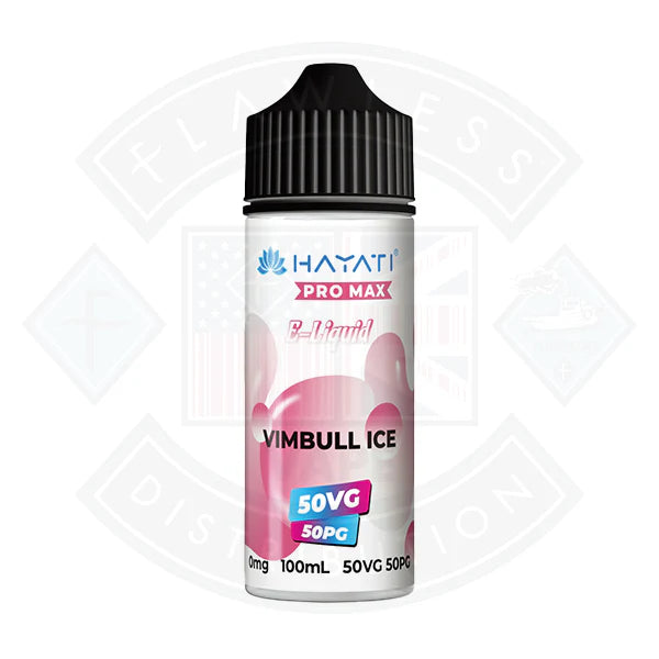 Hayati Pro Max 50/50 - Vimbull Ice 0mg 100ml Shortfill