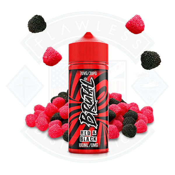 Just Juice Brutal - Red and Black 0mg 100ml Shortfill