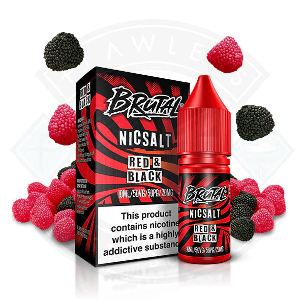 Just Juice Brutal - Red and Black Nic Salt 10ml E-liquid