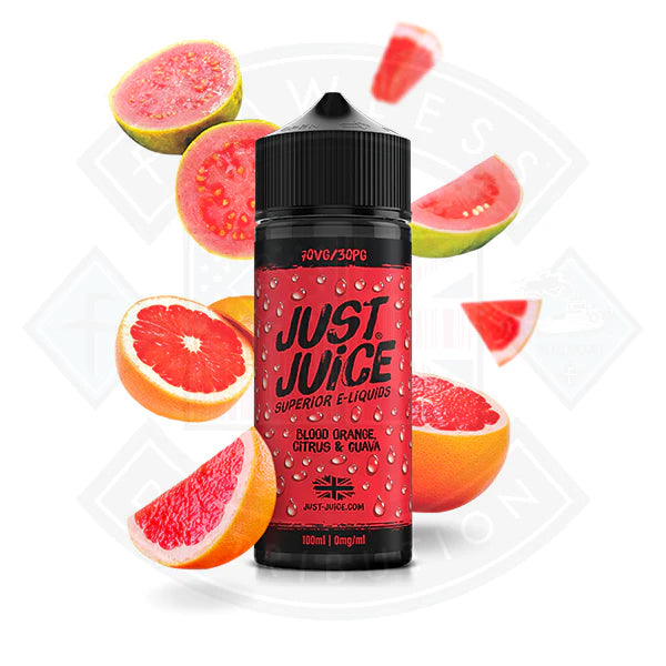 Just Juice Iconic - Blood Orange Citrus and Guava 100ml 0mg Shortfill e-liquid