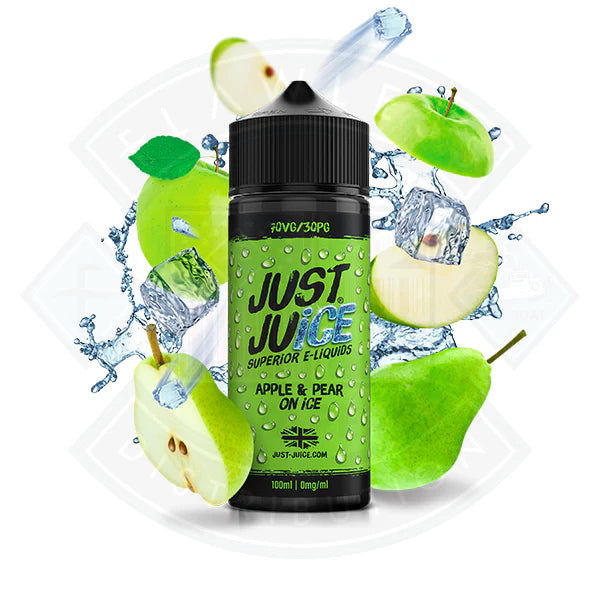 Just Juice Iconic - Apple and Pear on Ice 100ml 0mg Shortfill e-liquid