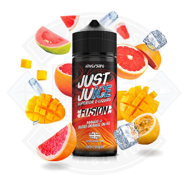 Just Juice Fusion - Mango & Blood Orange on Ice 100ml 0mg Shortfill e-liquid