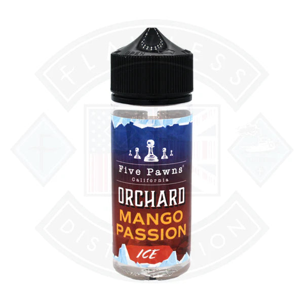 Five Pawns - Orchard Ice - Mango Passion 0mg 100ml Shortfill