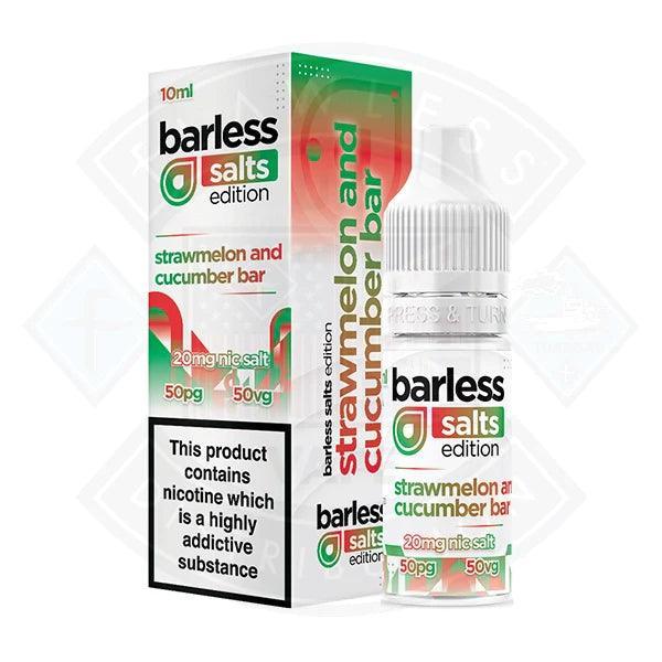 Barless Salts Edition Strawmelon & Cucumber Bar Nic Salt 10ml - Flawless Vape Shop