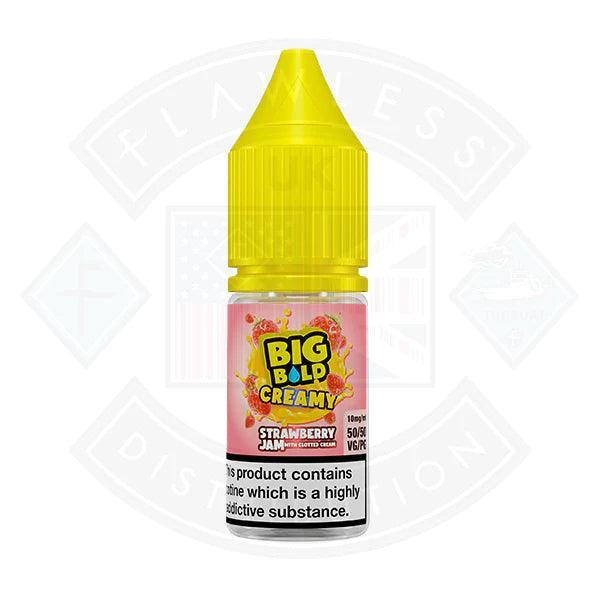 Big Bold Creamy - Strawberry Jam With Clotted Cream Salt 10ml - Flawless Vape Shop