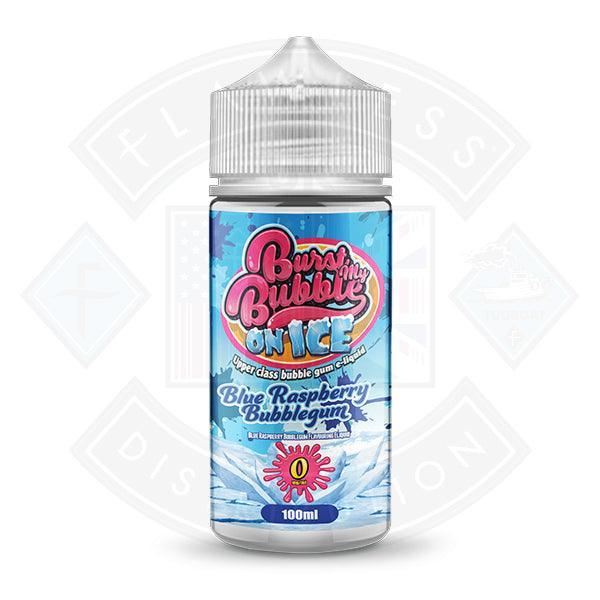 Burst My Bubble ON ICE - Blue Raspberry 0mg 100ml Shortfill - Flawless Vape Shop