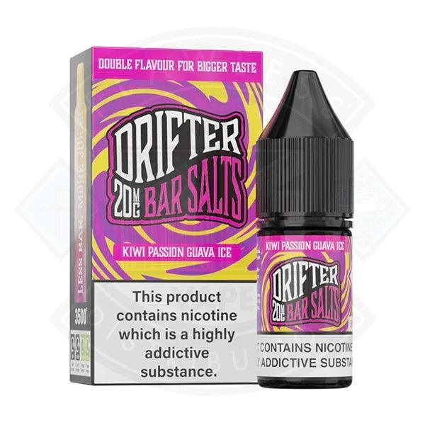 Drifter Bar Salts - Kiwi Passion Guava Ice Nic Salt 10ml - Flawless Vape Shop