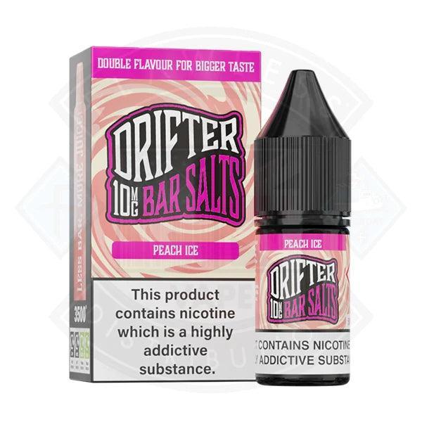 Drifter Bar Salts - Peach Ice Nic Salt 10ml - Flawless Vape Shop