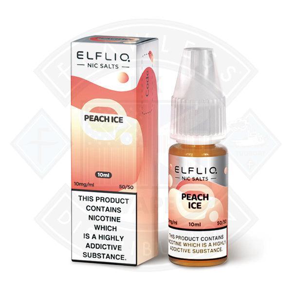 Elf Bar ELFLIQ Peach Ice Nic Salt 10ml - Flawless Vape Shop