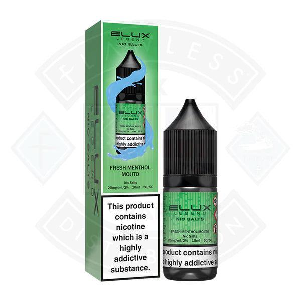 Elux Legend Nic Salt - Fresh Menthol Mohito 10ml - Flawless Vape Shop