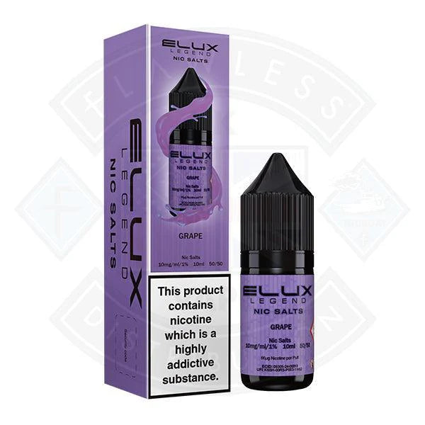 Elux Legend Nic Salt - Grape 10ml - Flawless Vape Shop