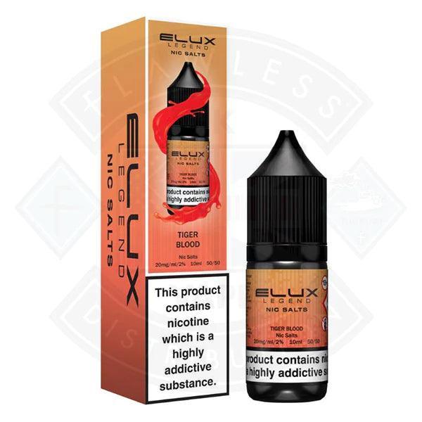 Elux Legend Nic Salt - Tiger Blood 10ml - Flawless Vape Shop