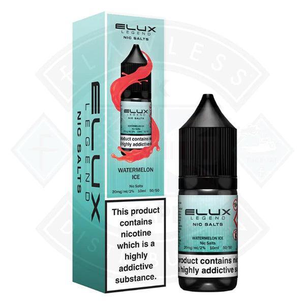 Elux Legend Nic Salt - Watermelon Ice 10ml - Flawless Vape Shop