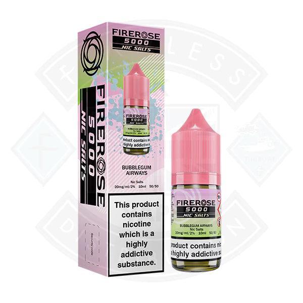 Firerose 5000 Bubblegum Airways Nic Salt 10ml by Elux - Flawless Vape Shop