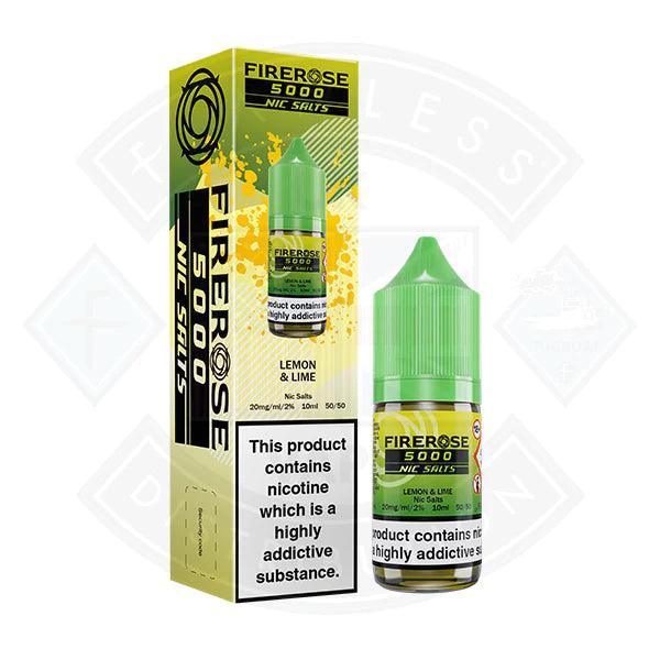 Firerose 5000 Lemon & Lime Nic Salt 10ml by Elux - Flawless Vape Shop