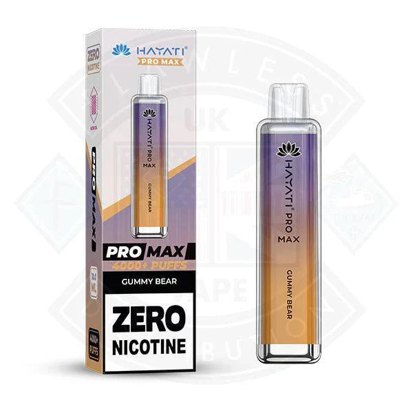 Hayati Pro Max 4000 Disposable Vape ZERO Nicotine - Flawless Vape Shop