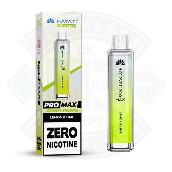 Hayati Pro Max 4000 Disposable Vape ZERO Nicotine - Flawless Vape Shop