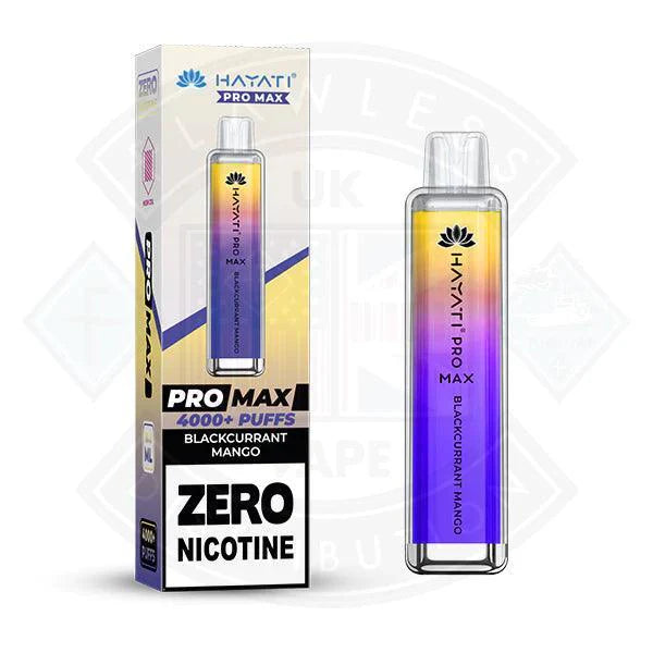 Hayati Pro Max 4000 Disposable Vape ZERO Nicotine - Flawless Vape Shop