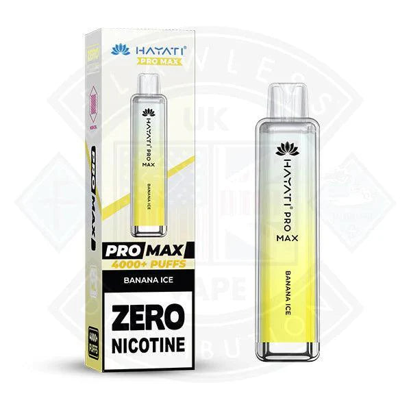 Hayati Pro Max 4000 Disposable Vape ZERO Nicotine - Flawless Vape Shop