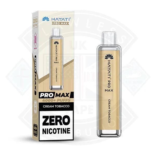 Hayati Pro Max 4000 Disposable Vape ZERO Nicotine - Flawless Vape Shop