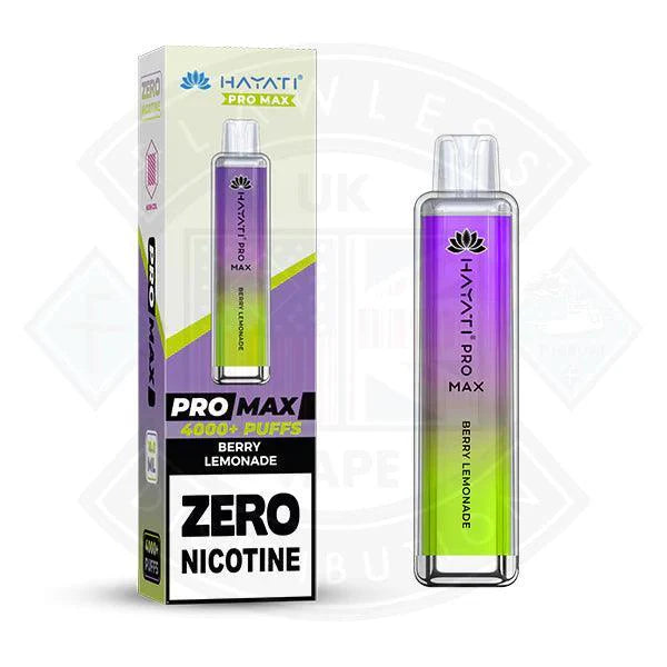 Hayati Pro Max 4000 Disposable Vape ZERO Nicotine - Flawless Vape Shop