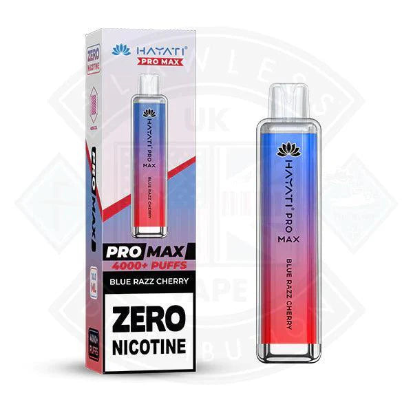 Hayati Pro Max 4000 Disposable Vape ZERO Nicotine - Flawless Vape Shop