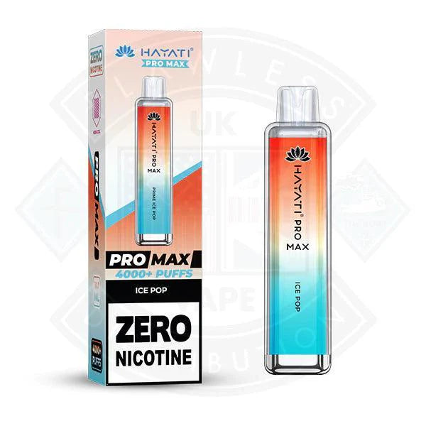 Hayati Pro Max 4000 Disposable Vape ZERO Nicotine - Flawless Vape Shop