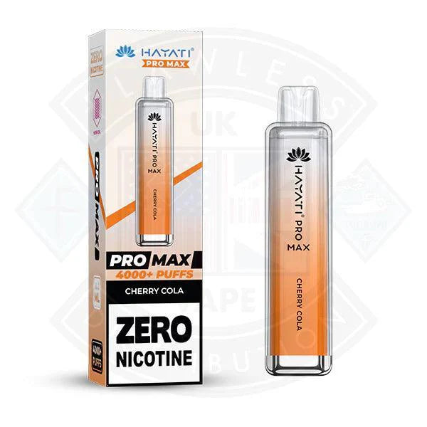 Hayati Pro Max 4000 Disposable Vape ZERO Nicotine - Flawless Vape Shop