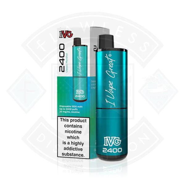 IVG 2400 Disposable Vape - Flawless Vape Shop