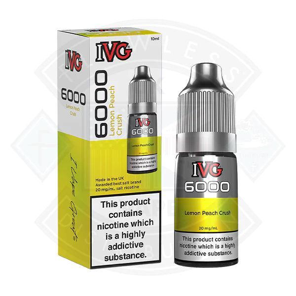 IVG Salt 6000 - Lemon Peach Crush 10ml - Flawless Vape Shop