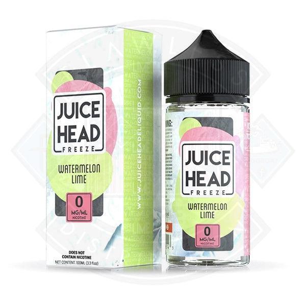 Juice Head Freeze Watermelon Lime 0mg 100ml Shortfill - Flawless Vape Shop