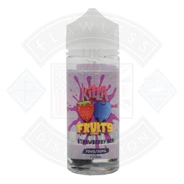 Killa Fruits - Strawberry Acai 100ml Shortfill - Flawless Vape Shop