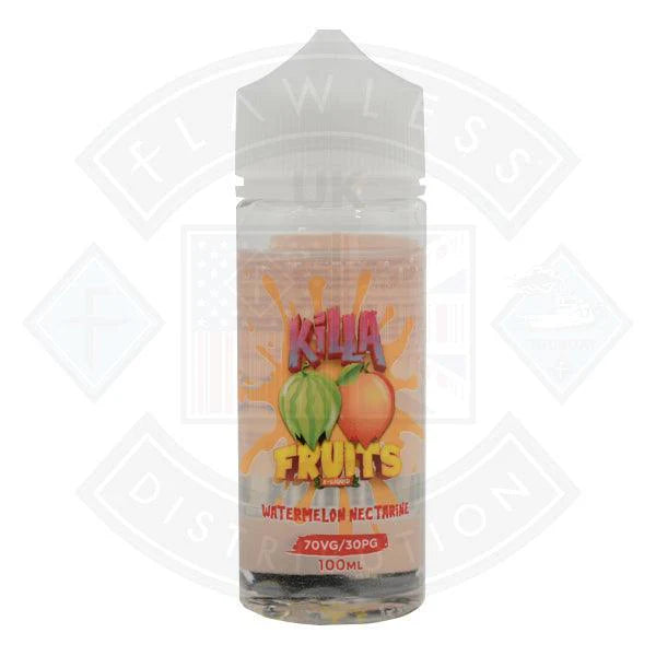 Killa Fruits - Watermelon Nectarine 100ml Shortfill - Flawless Vape Shop