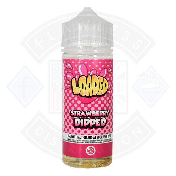 Loaded Strawberry Dipped 0mg 100ml Shortfill - Flawless Vape Shop