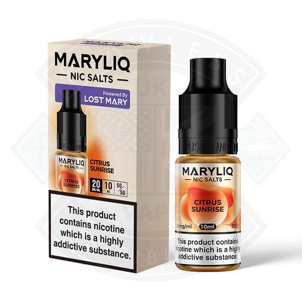 Lost Mary Maryliq Citrus Sunrise 10ml Nic Salt - Flawless Vape Shop