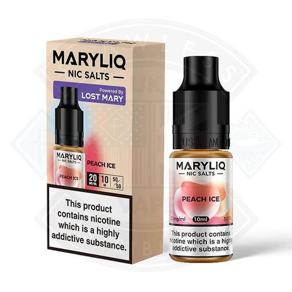 Lost Mary Maryliq Peach Ice 10ml Nic Salt - Flawless Vape Shop