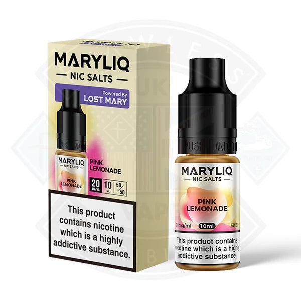 Lost Mary Maryliq Pink Lemonade 10ml Nic Salt - Flawless Vape Shop