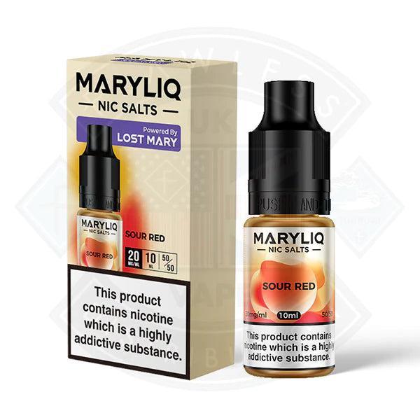 Lost Mary Maryliq Sour Red 10ml Nic Salt - Flawless Vape Shop