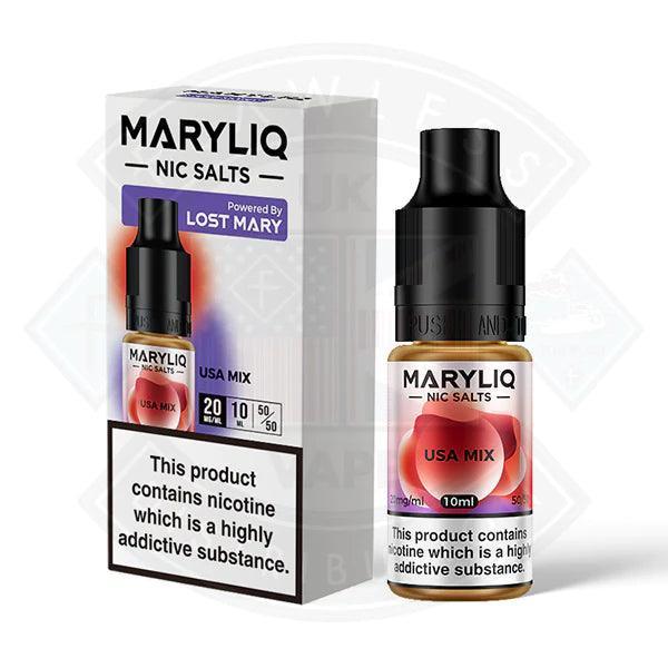 Lost Mary Maryliq USA MIX 10ml Nic Salt - Flawless Vape Shop