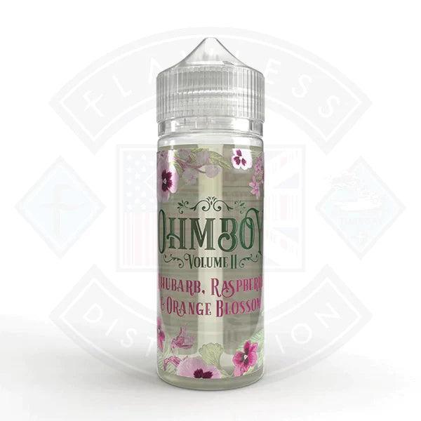 Ohm Boy - Volume II - Rhubarb, Raspberry & Orange Blossom Shortfill 0mg 100ml - Flawless Vape Shop