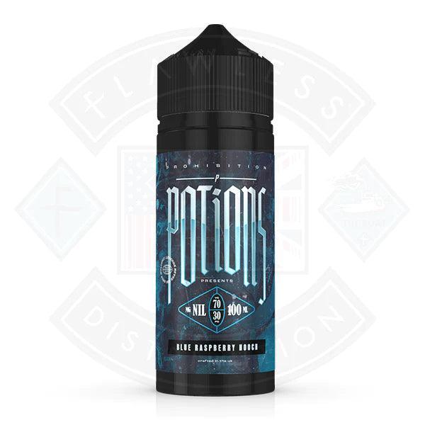 Potions - Blue Raspberry Hooch 0mg 100ml Shortfill - Flawless Vape Shop