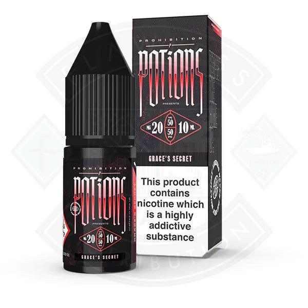 Potions - Grace's Secret Salt 10ml E-liquid - Flawless Vape Shop