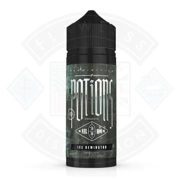 Potions - Ice Remington 0mg 100ml Shortfill - Flawless Vape Shop