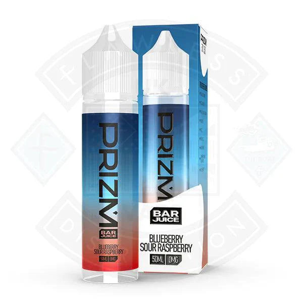 Prizm Bar Juice - Blue Sour Raspberry 50ml E-liquid - Flawless Vape Shop