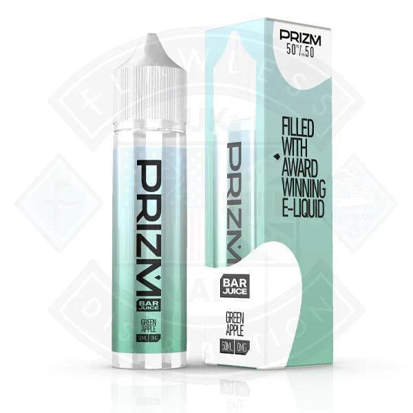 Prizm Bar Juice - Green Apple 50ml E-liquid - Flawless Vape Shop