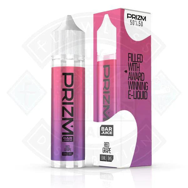 Prizm Bar Juice - Red Grape 50ml E-liquid - Flawless Vape Shop