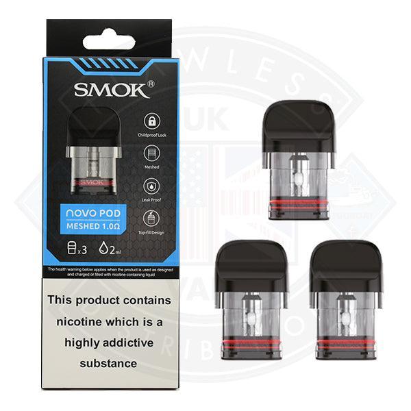 Smok Novo Replacement Pods Meshed 2ml 3 pack - Flawless Vape Shop