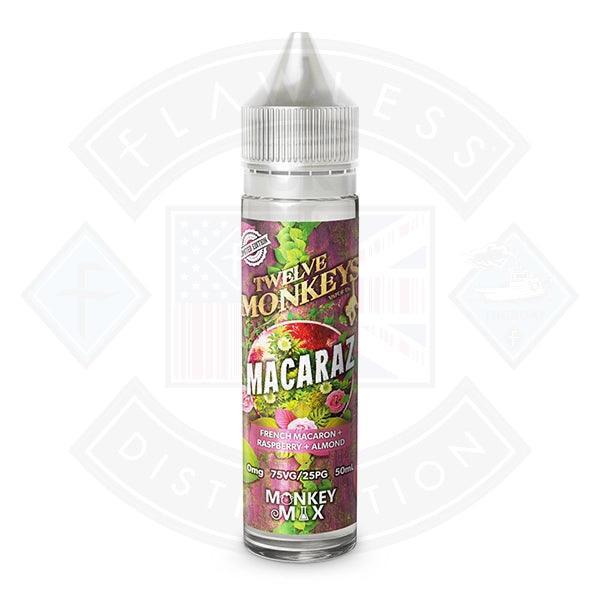 Twelve Monkeys - Macaraz 0mg 50ml Shortfill - Flawless Vape Shop