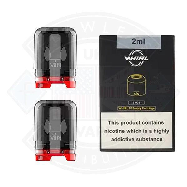 Uwell Whirl S2 Empty Cartridge 2Pack - Flawless Vape Shop